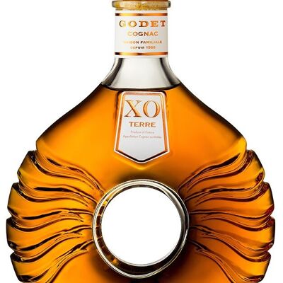 Cognac GODET XO Terre 700ml 40%vol. G/B. C/6bt