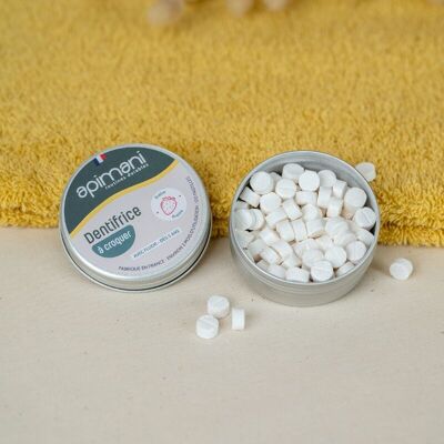 Kaubare Zahnpasta in Tablettenform – Erdbeere – 5er-Packung