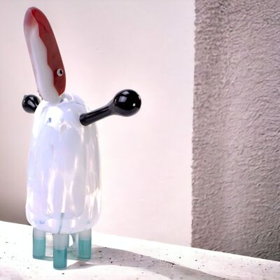 Glass object “Sharky” | Luxury glass object | Glass art