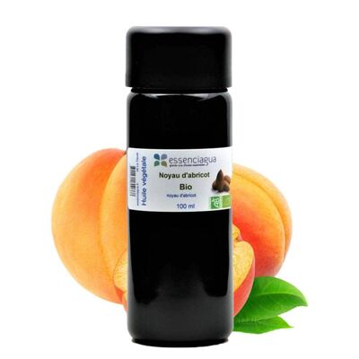 Huile végétale de  noyau d'abricot distillée en France, bio & artisanale, 100% pure et naturele, aromathérapie