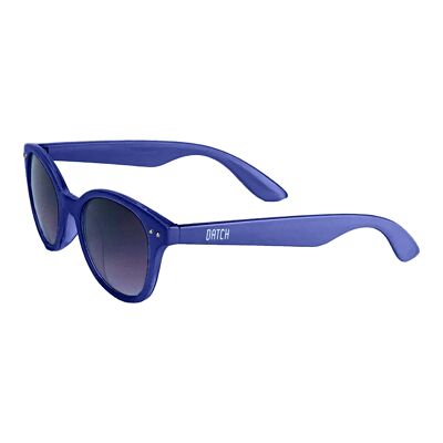 Lunettes de soleil pour femmes avec monture en polyamide.                                        Verres dégradés avec protection UV400 - Couleur Bleu. Dimensions : 14 x 4,5 x 15 cm