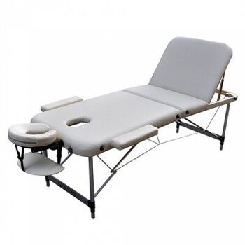 Table de massage ZENET ZET-1049 taille L crème 2