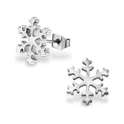 Christmas stud earrings "Snowflakes"