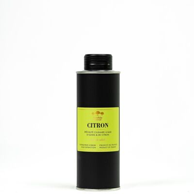 Lemon olive oil 25cL can - Old vintage - France / Flavored