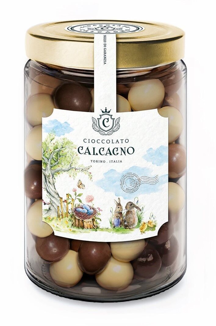 Dragées Assortiti a tema Pasquale Vaso vetro 190 g