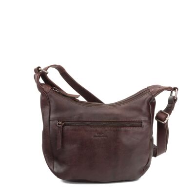 STAMP ST3241 bag, women, washed leather, brown