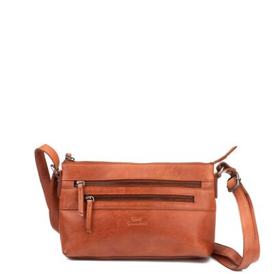 STAMP ST3242 bag, woman, washed leather, leather color
