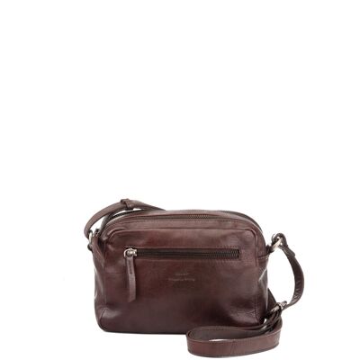STAMP ST3243 bag, women, washed leather, brown