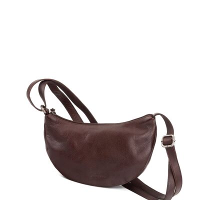 Sac STAMP ST3244, femme, cuir lavé, marron