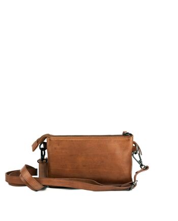 Sac STAMP ST3245, femme, cuir lavé, couleur camel 2