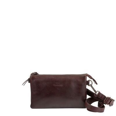 STAMP ST3245 bag, women, washed leather, brown