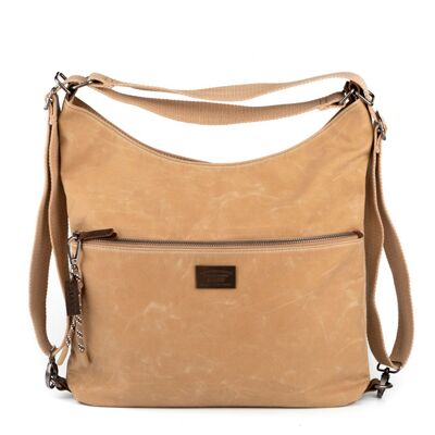 STAMP ST2414 bag/backpack, women, canvas, beige