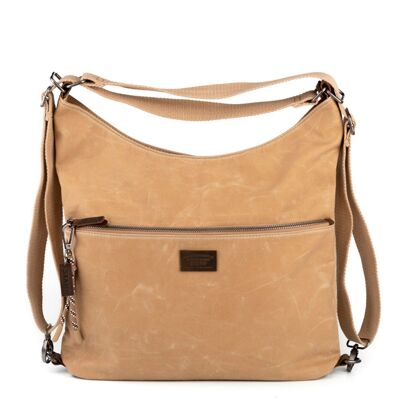 STAMP ST2414 bag/backpack, women, canvas, beige