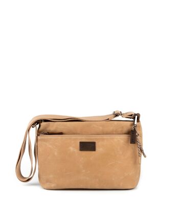 Sac STAMP ST2417, femme, toile, beige 1