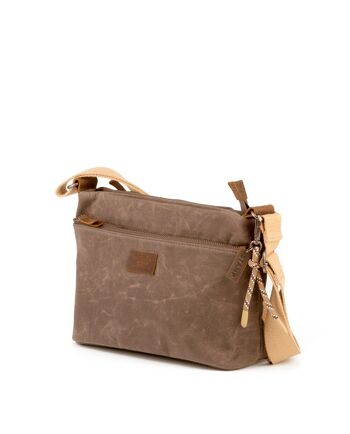 Sac STAMP ST2417, femme, toile, couleur taupe 3