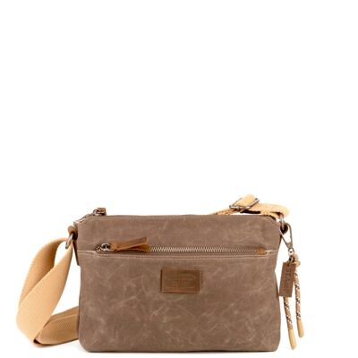 STAMP ST2418 bag, woman, canvas, taupe color