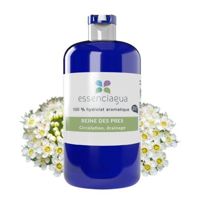 Hydrolat (eau florale) de reine des prés distillé en France, bio & artisanal, 100% pur et naturel, aromathérapie & usage alimentaire