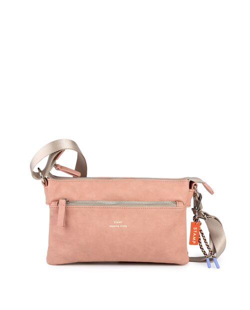 Bolso STAMP ST7602, mujer, ecopiel, color rosa