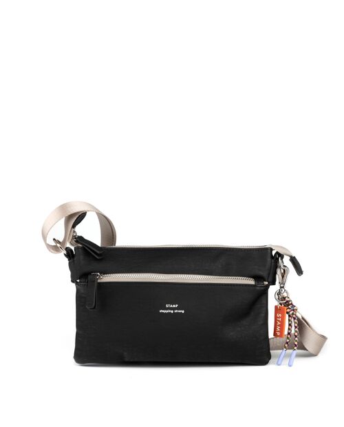 Bolso STAMP ST7602, mujer, ecopiel, color negro