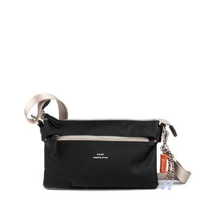 STAMP ST7602 Tasche, Damen, Kunstleder, schwarz