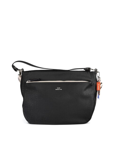 Bolso STAMP ST7603, mujer, ecopiel, color negro