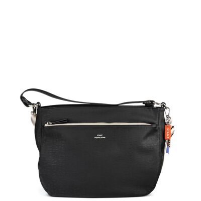 STAMP ST7603 bag, woman, eco-leather, black