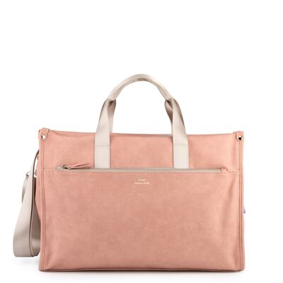 Bolso/maleta STAMP ST7606, mujer, ecopiel, color rosa