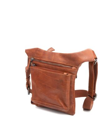 Sac banane STAMP ST3027, homme, cuir, couleur cuir 3