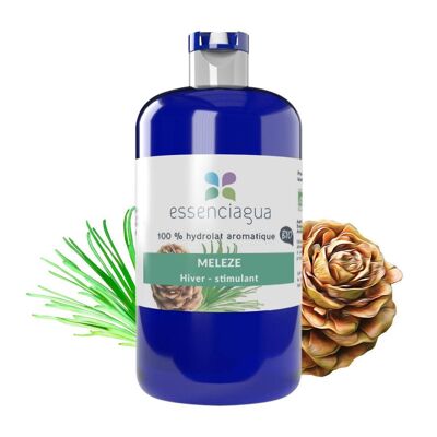 Hydrolat (eau florale) de mélèze distillé en France, bio & artisanal, 100% pur et naturel, aromathérapie & usage alimentaire