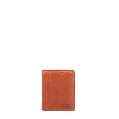 Portefeuille STAMP ST3527, homme, cuir de vachette, couleur cuir