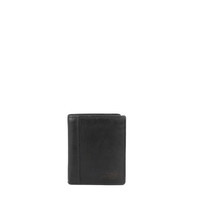 STAMP ST3527 wallet, man, cowhide, black