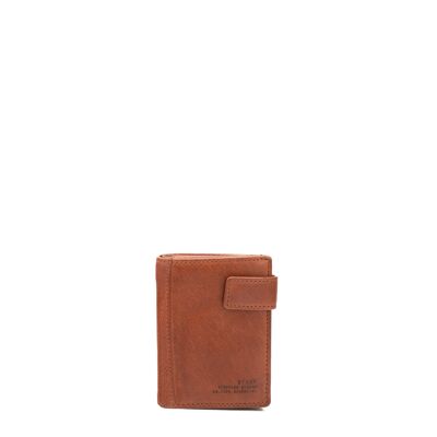 Portefeuille STAMP ST3528, homme, cuir de vachette, couleur cuir