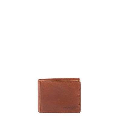 Portefeuille STAMP ST3592, homme, cuir de vachette, couleur cuir