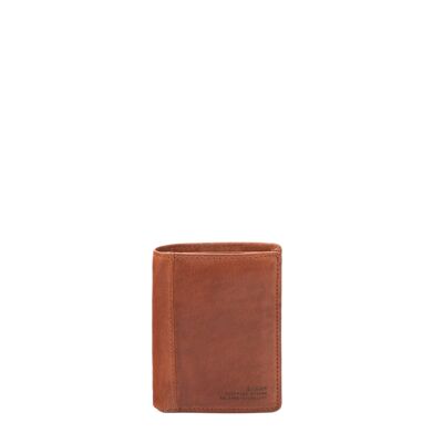 Portefeuille STAMP ST3598, homme, cuir de vachette, couleur cuir