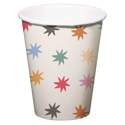 Cups - Starburst - 250 ml - 8 pieces
