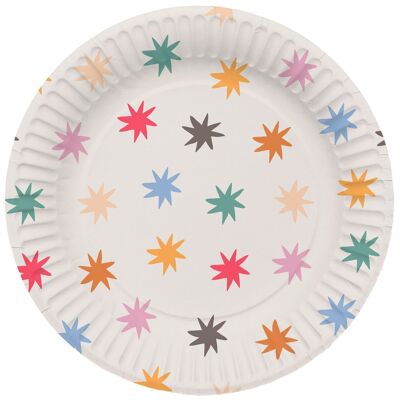 Assiettes - Starburst - 23 cm - 8 pièces