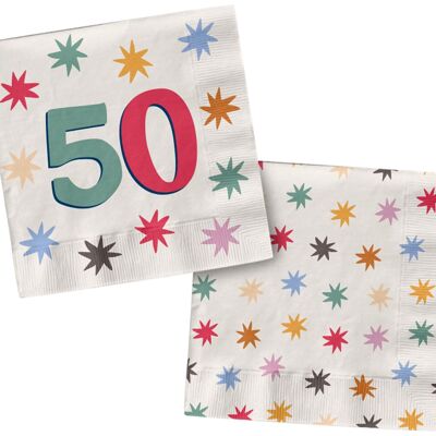 Servilletas - 50 - Starburst - 33 x 33 cm - 20 piezas