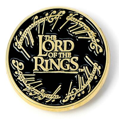 Badge avec logo du Seigneur des Anneaux