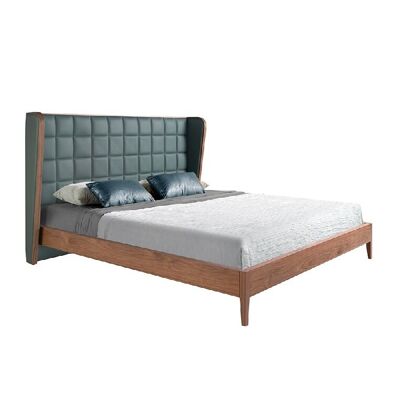 LEATHER BED DARK GREEN COLOR 7148