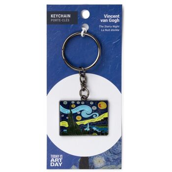 Starry Night - Van Gogh - Keychain 1