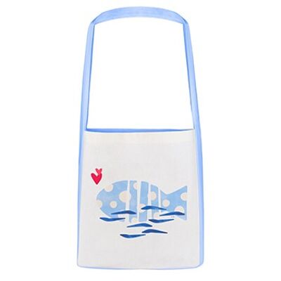 Borsa a tracolla Canvas Poisson.Fish.Pesce