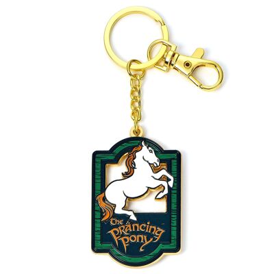 The Lord of The Rings Prancing Pony Pub Sign Keyring