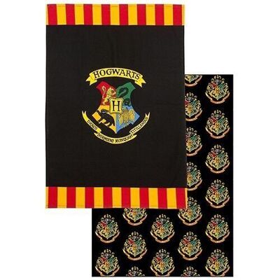 Hogwarts Harry Potter Twin Pack Tea Towel