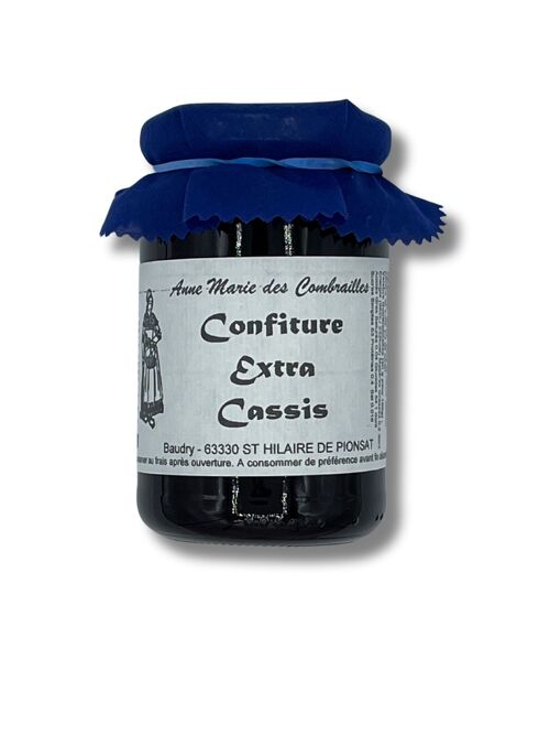 CONFITURE EXTRA CASSIS 370G BAUDRY