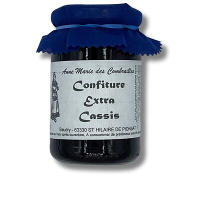 EXTRA BLACKCURRANT JAM 370G BAUDRY