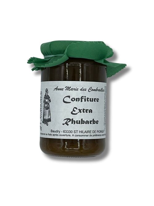 CONFITURE EXTRA RHUBARBE 370G BAUDRY