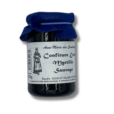 CONFITURE EXTRA MYRTILLE SAUVAGE 370GR BAUDRY