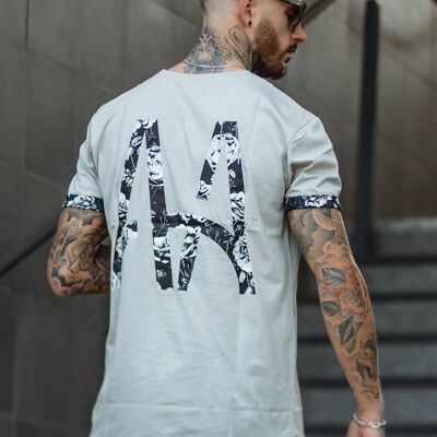 AA Rose Tee Stone Grey