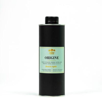 Aceite de oliva Origen Ecológico Lata 50cL - Añada antigua - Francia