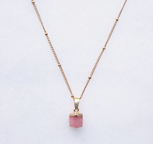 Pink Chalcedony Necklace